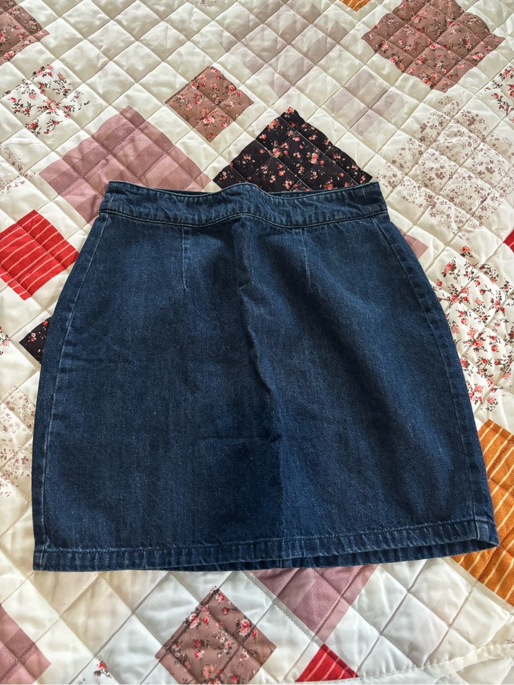 Old Navy Dark Blue Denim Mini Skirt